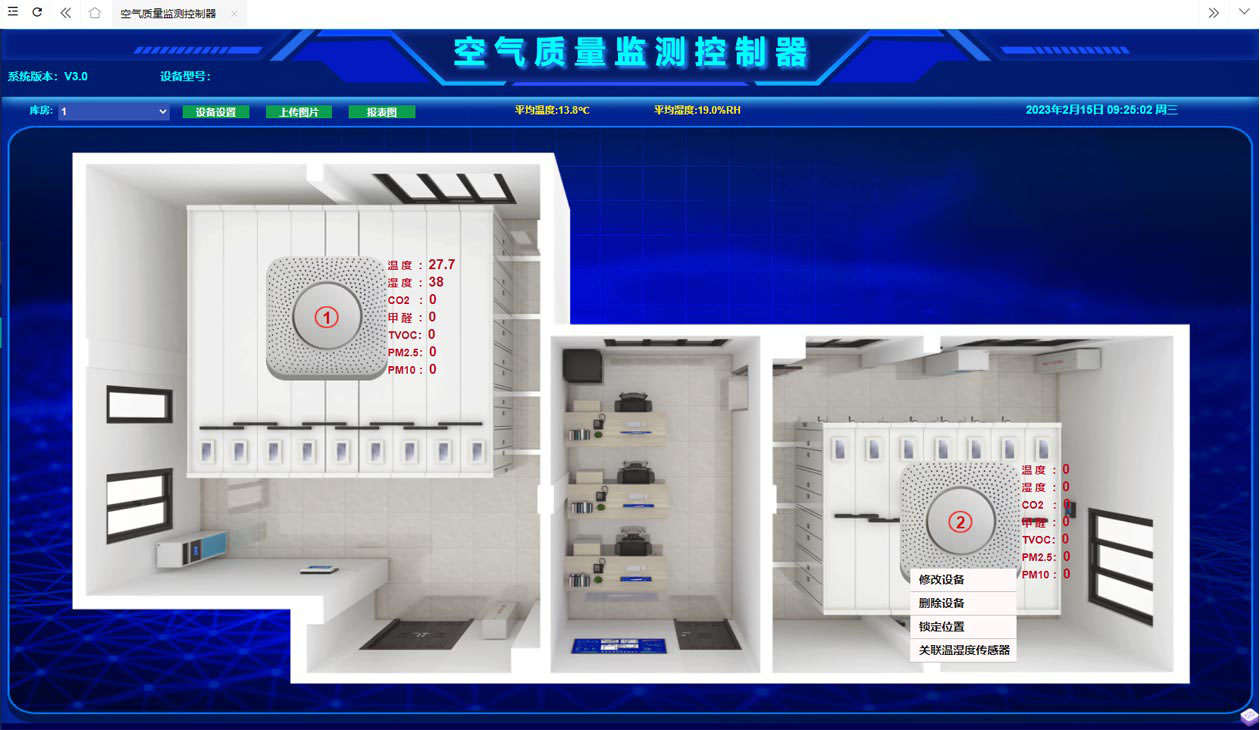 空氣質量監測控制器管理 空氣質量監測控制器管理